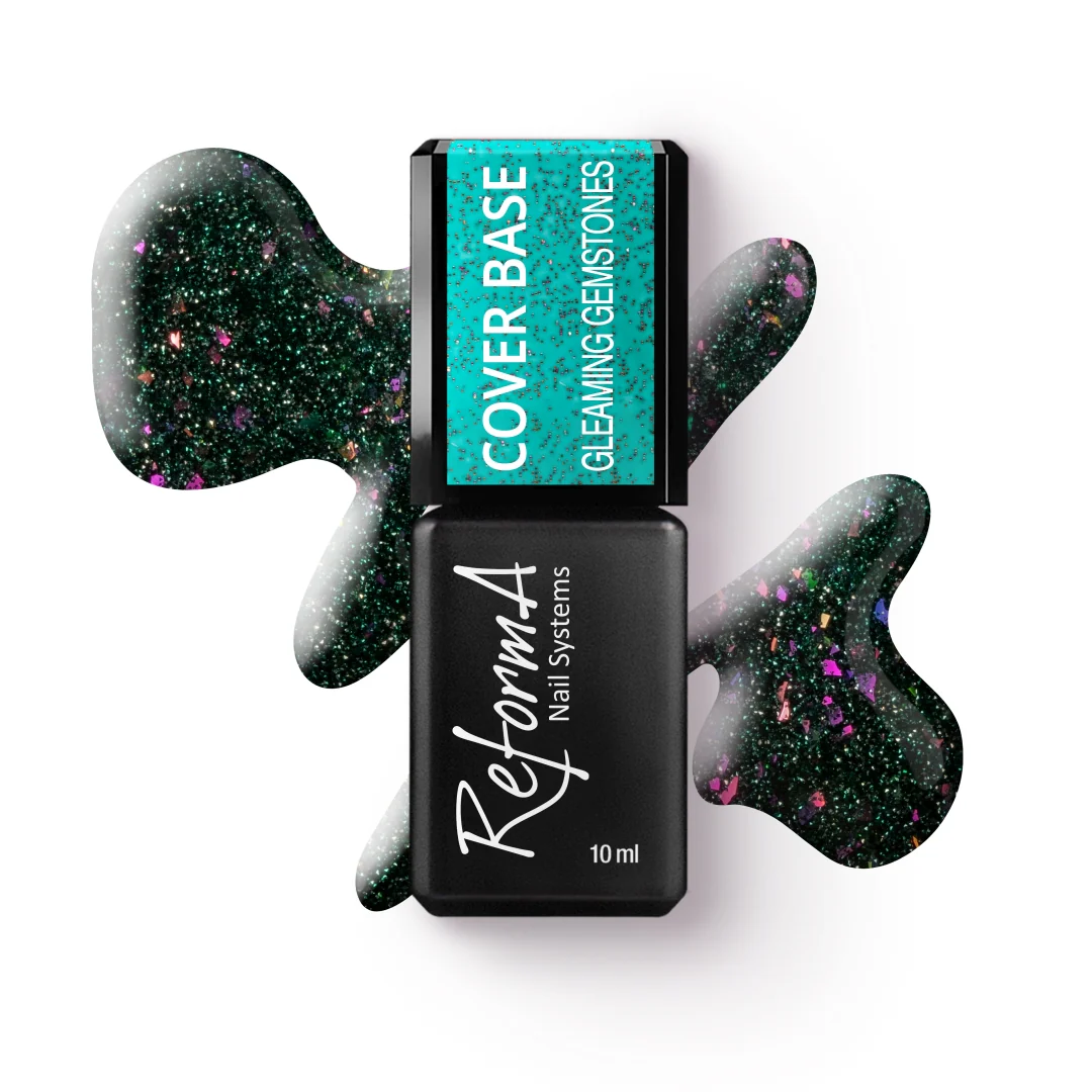 Cover Nail Base - Gleaming Gemstones, 10 ml