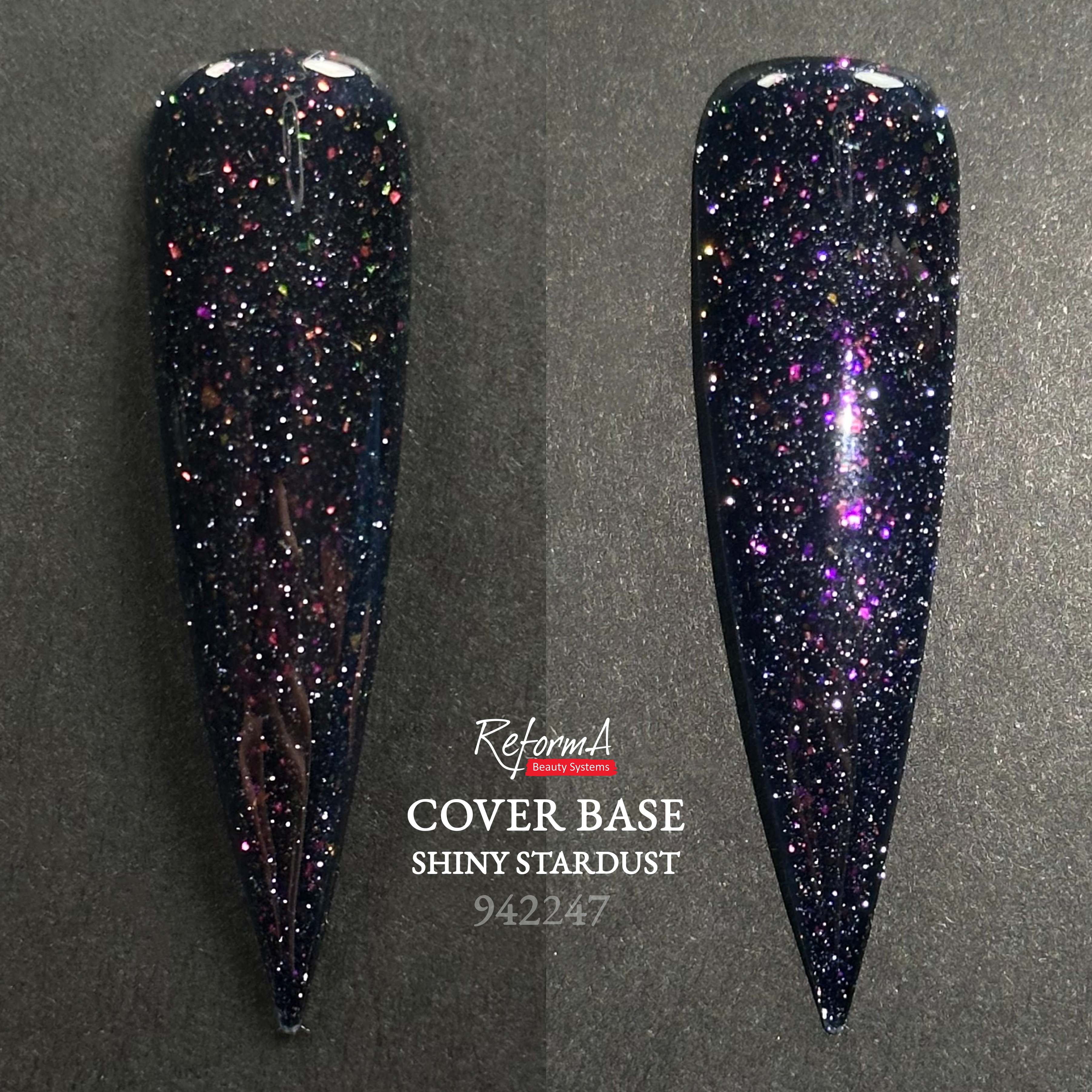 Cover Nail Base - Shiny Stardust, 10 ml - Image 3