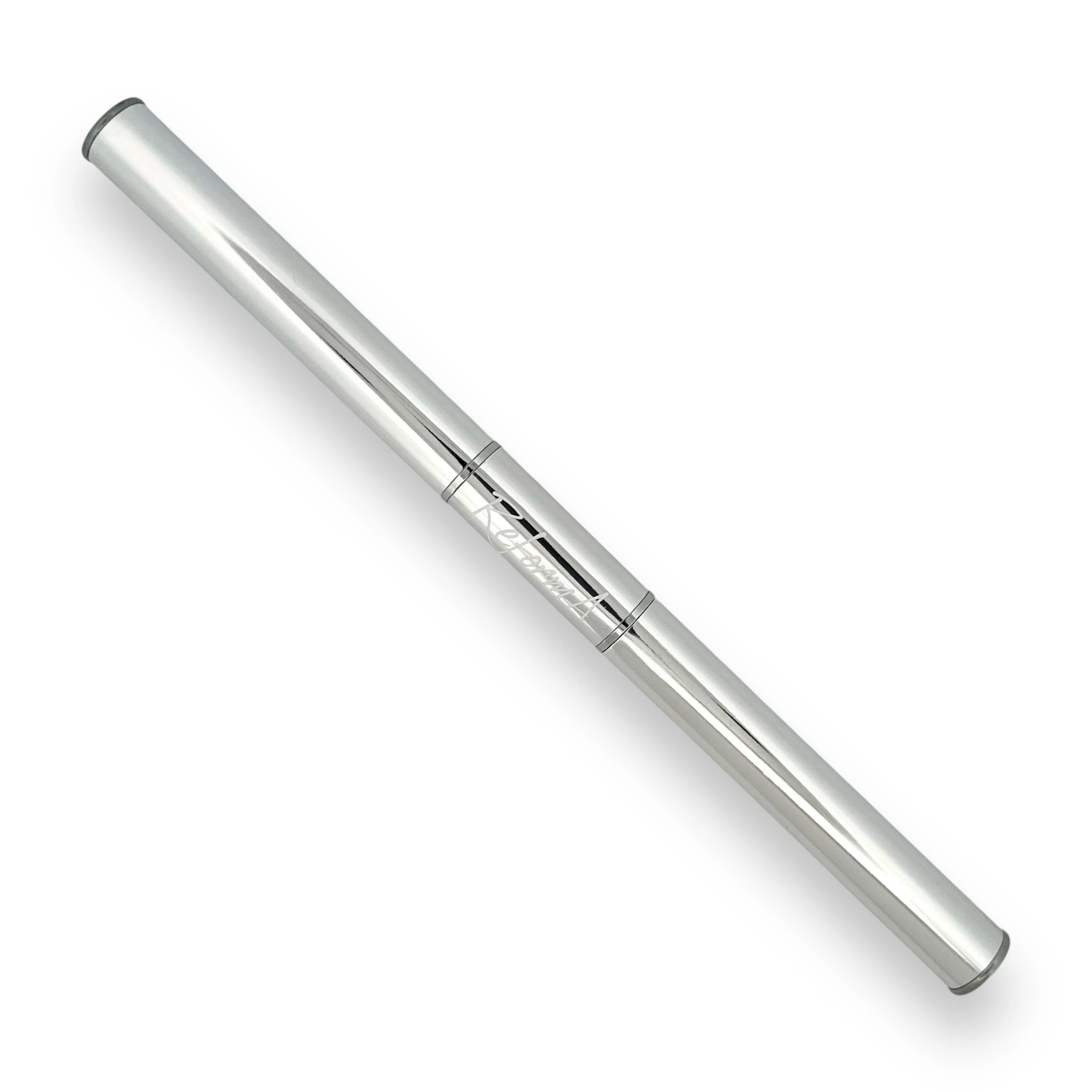 Double-sided Nail Brush for decorations, gels, acrylic gels and bases, 2-in-1 (Oval 10 / Liner 11 mm) - Image 2