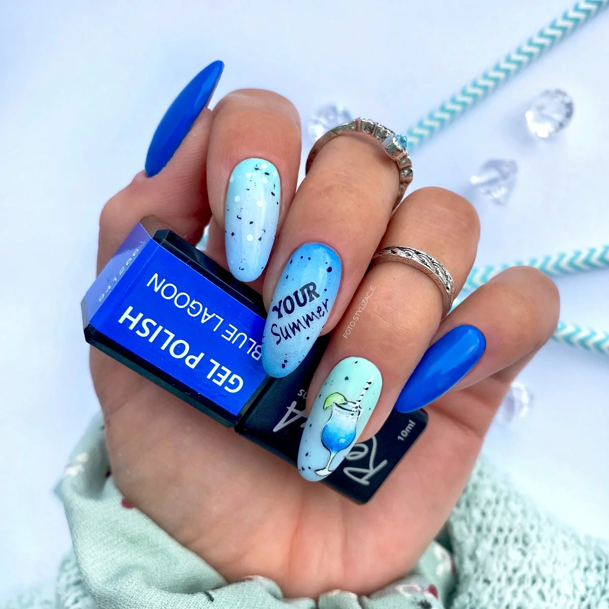 Gel Polish - Blue Lagoon, 10 ml - Image 6