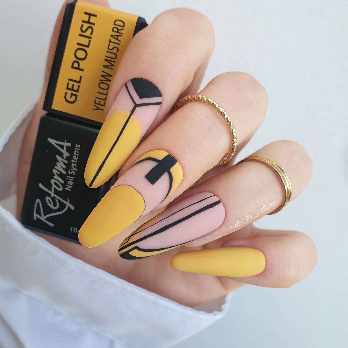 Gel Polish - Yellow Mustard, 10 ml - Image 3
