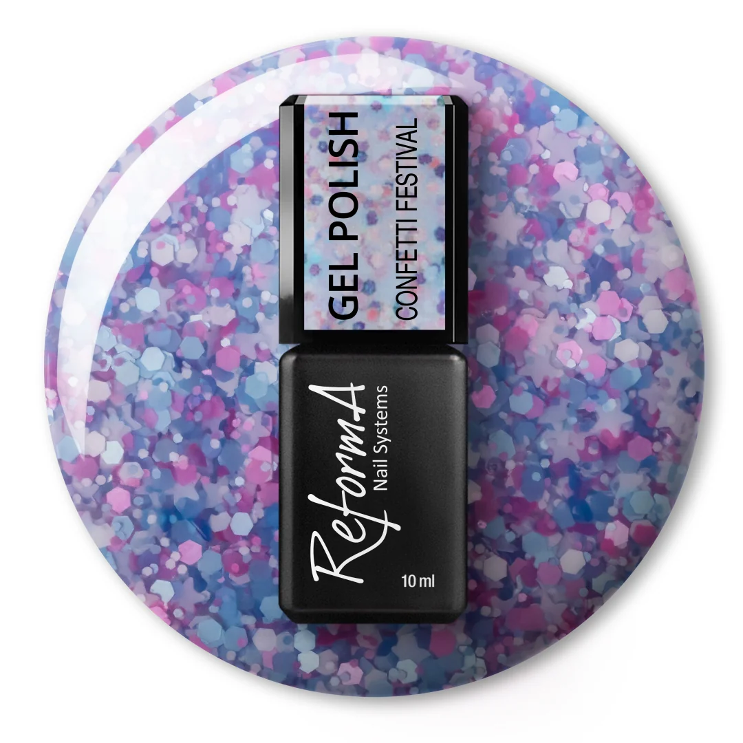Gel Polish - Confetti Festival, 10 ml