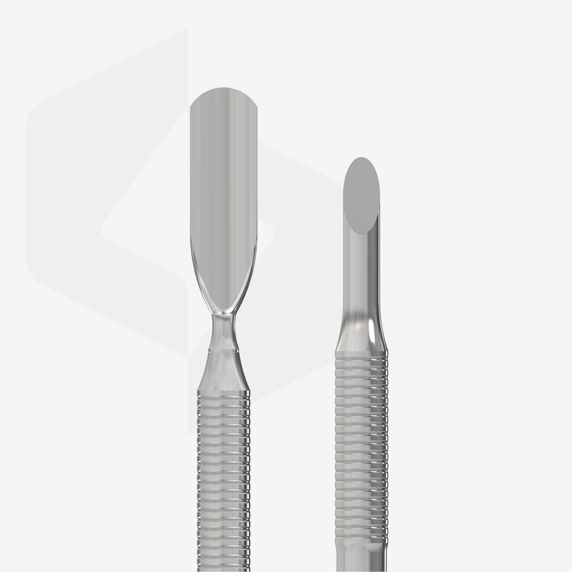 Manicure Pusher EXPERT 90 TYPE 2 (Angled Pusher and Wide Rounded Pusher) - Image 2
