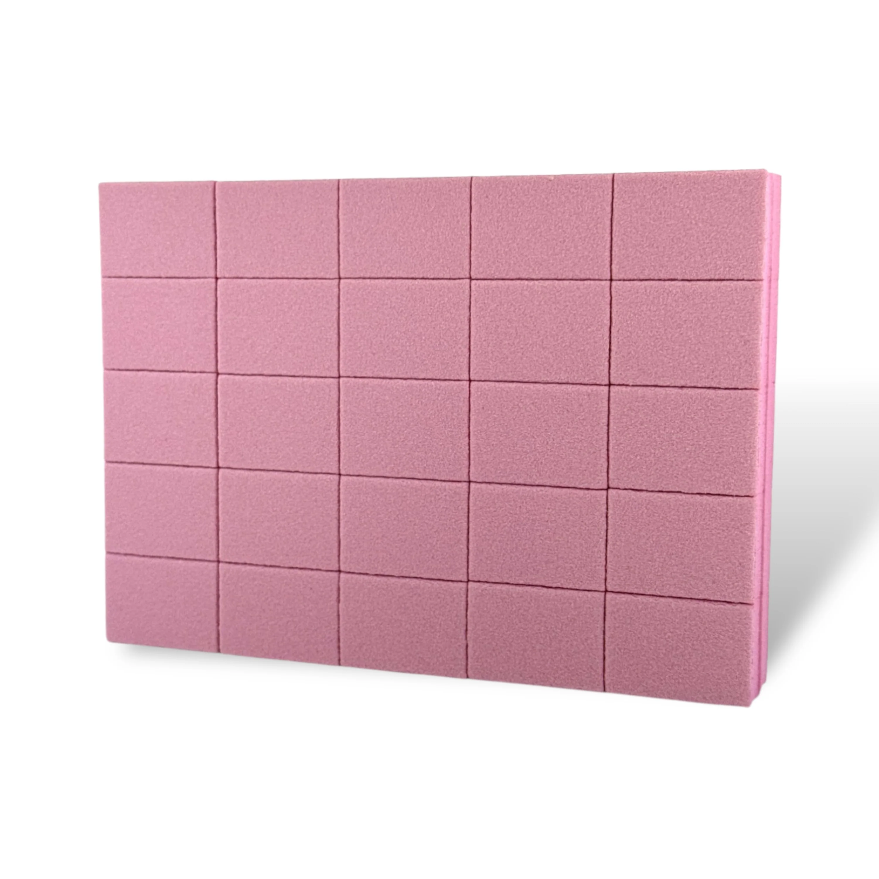 Nail file buffer 100/180 rose rectangular, 50 pieces - Image 2