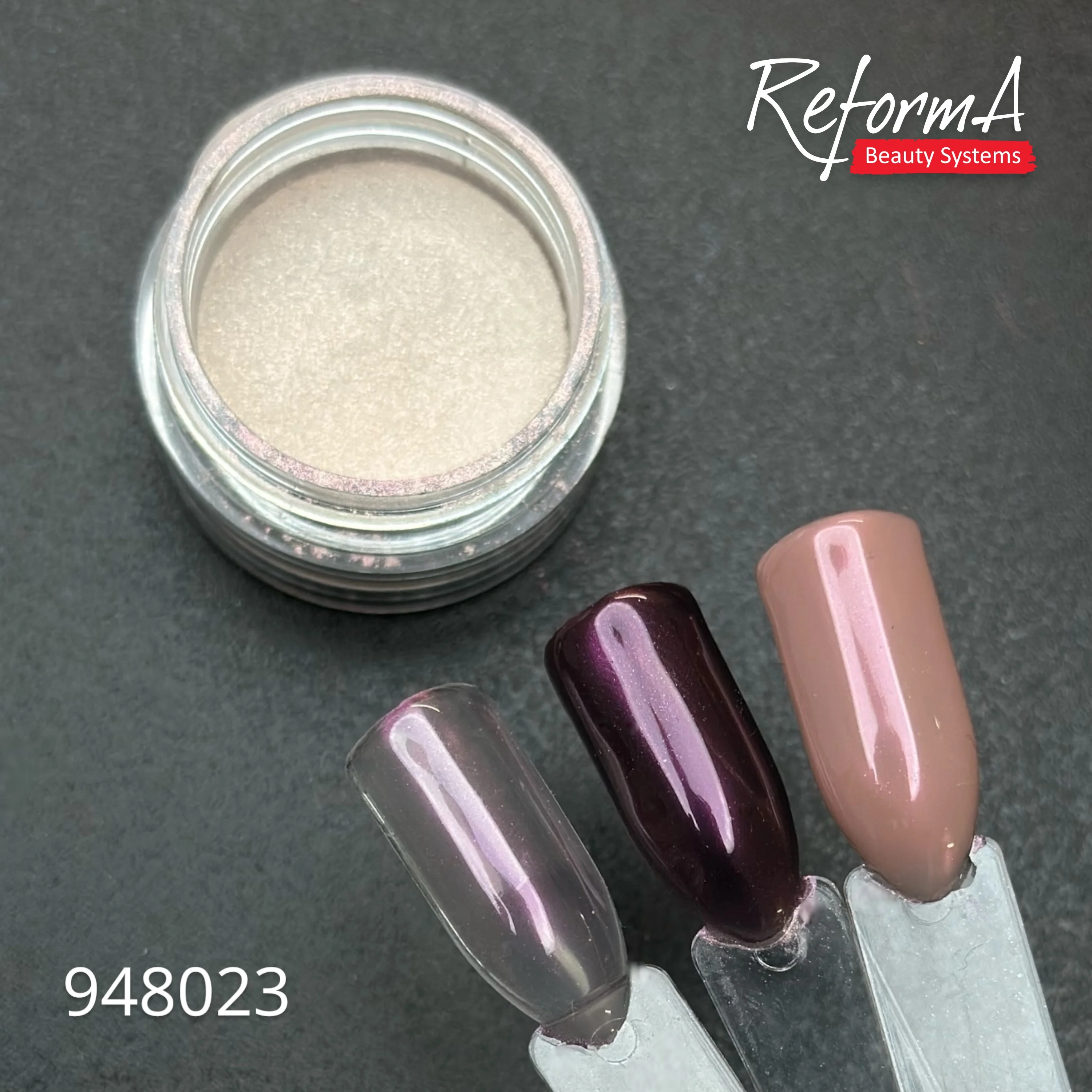 Nail Pigment for nails WHITE-RED - Image 3