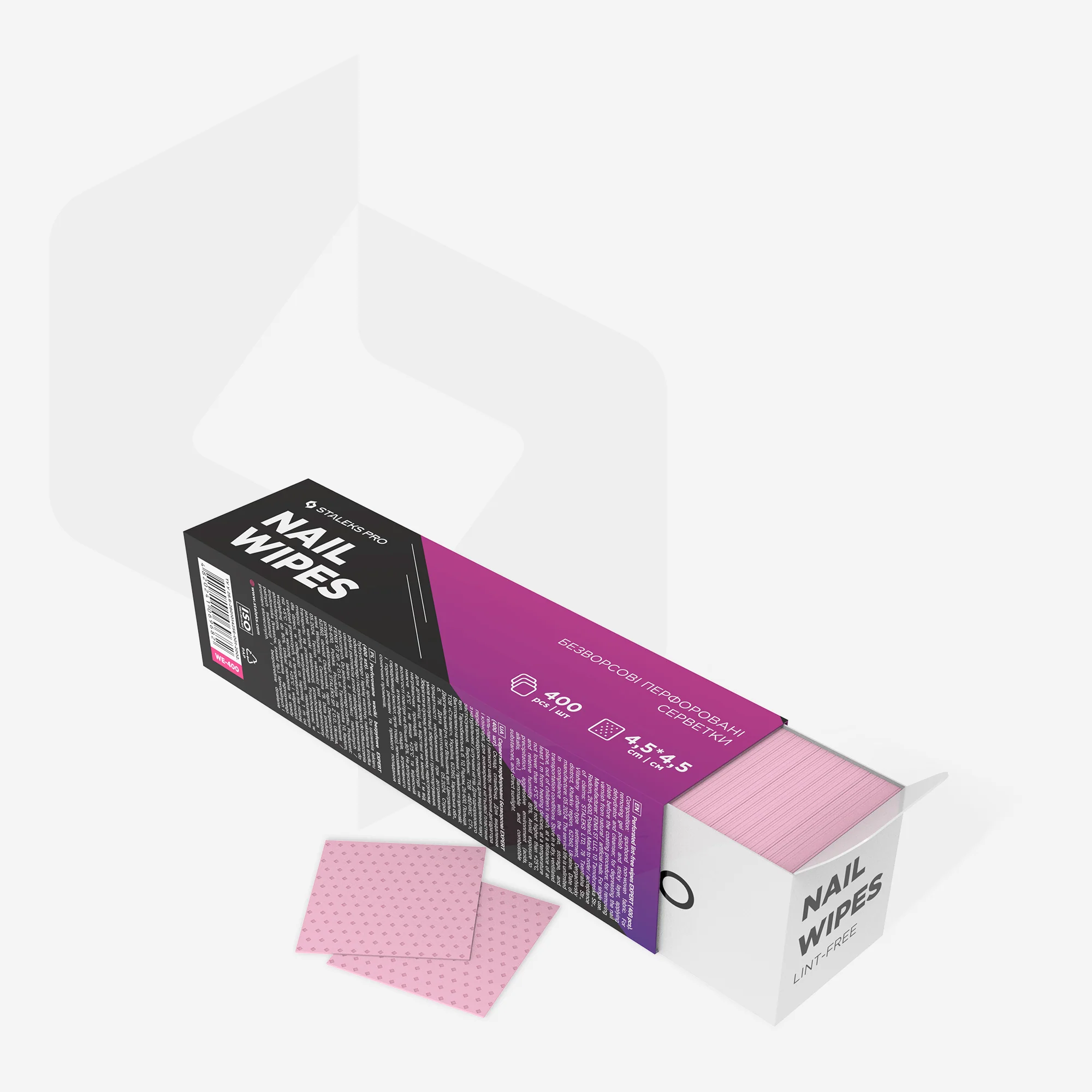 Perforated Lint-Free Wipes EXPERT (400 pcs) - Image 2