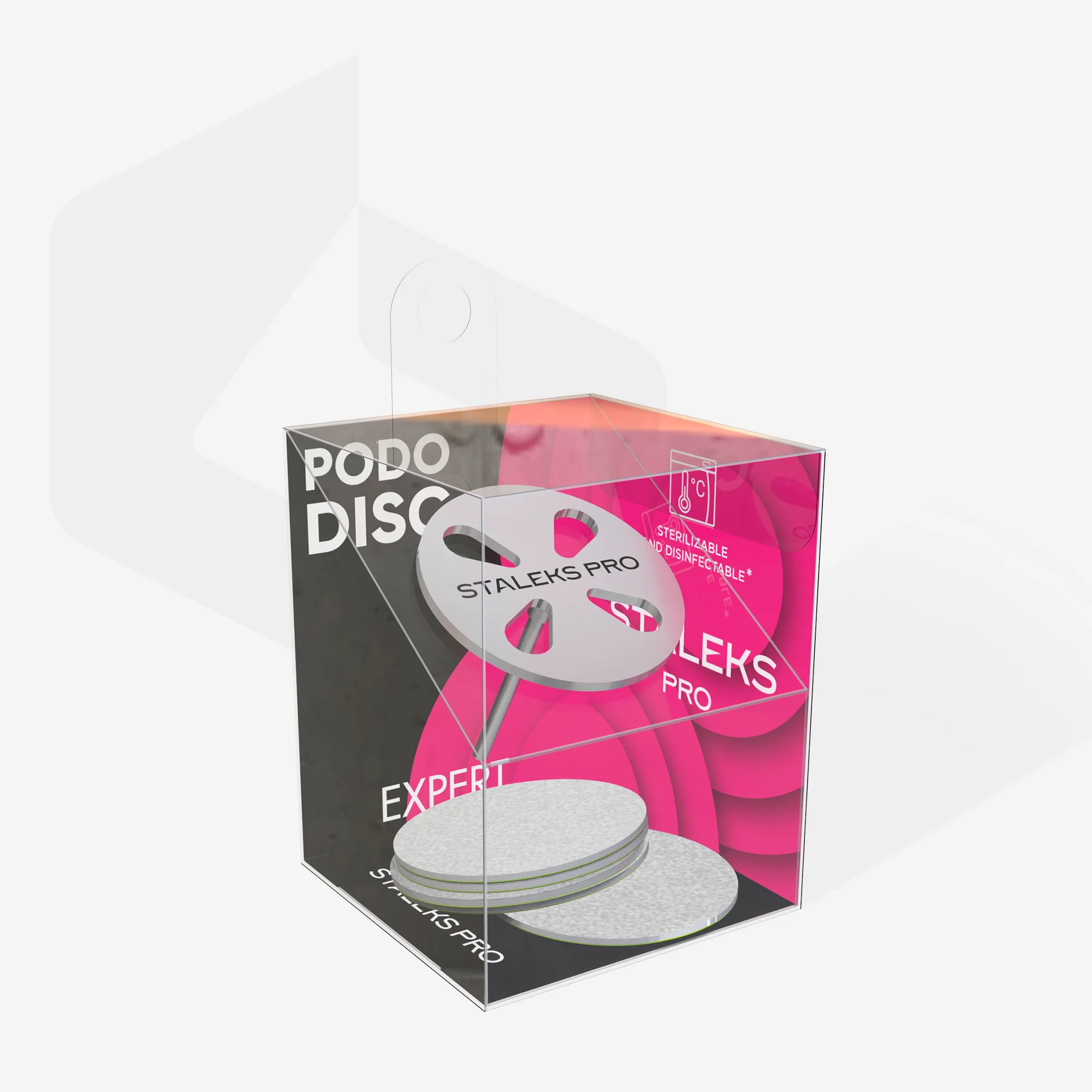 PODODISC L EXPERT Pedicure Disc and Set of Replacement Files 180 Grit 5 pcs (20 mm) - Image 3