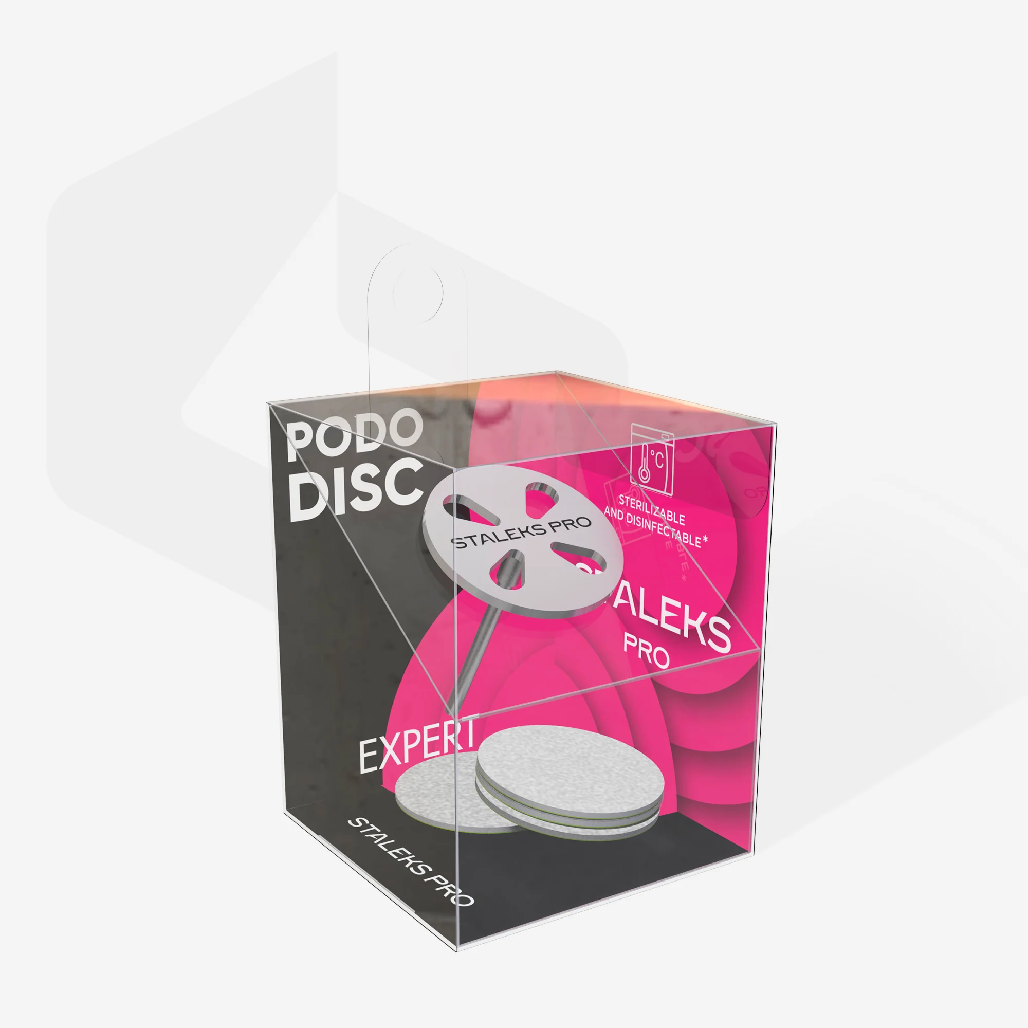 PODODISC M EXPERT Pedicure Disc and Set of Replacement Files 180 Grit 5 pcs (20 mm) - Image 3
