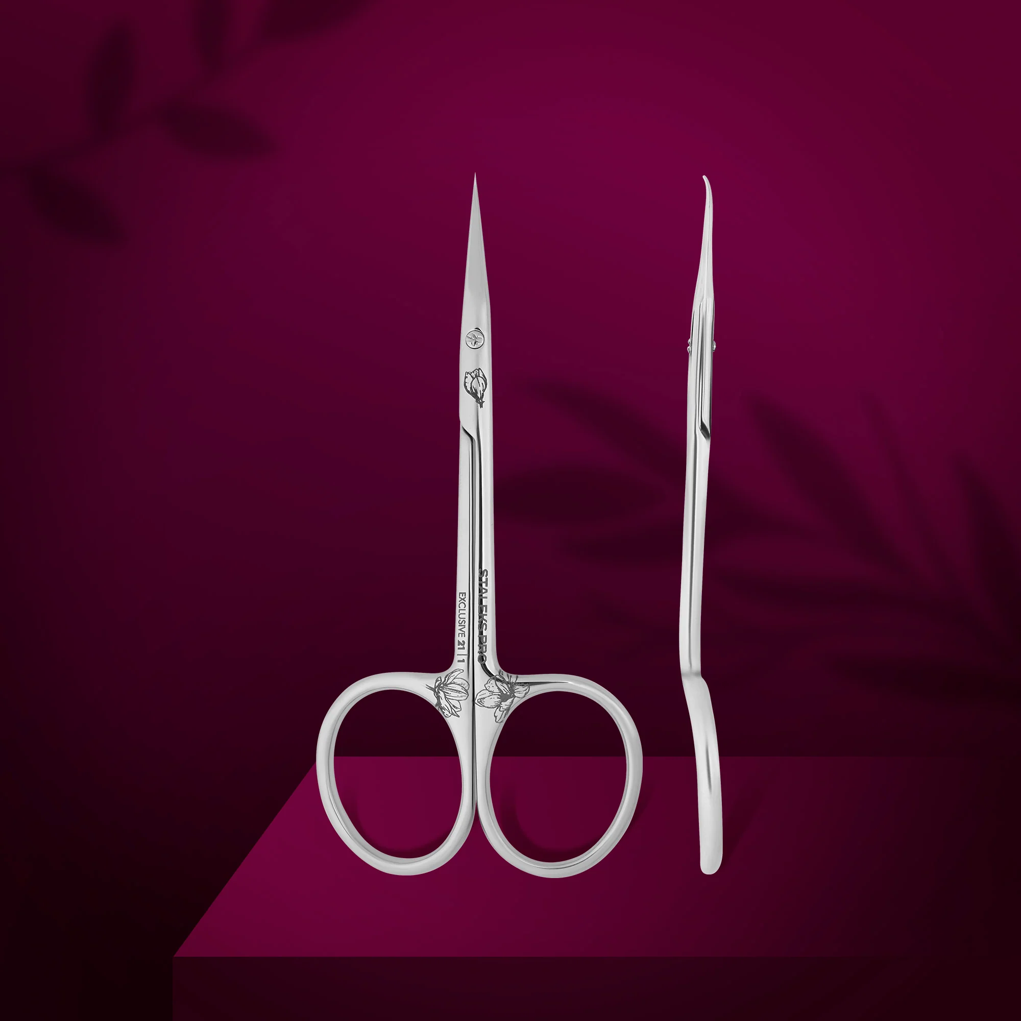 Professional Hooked Cuticle Scissors EXCLUSIVE 21 TYPE 1 (magnolia)