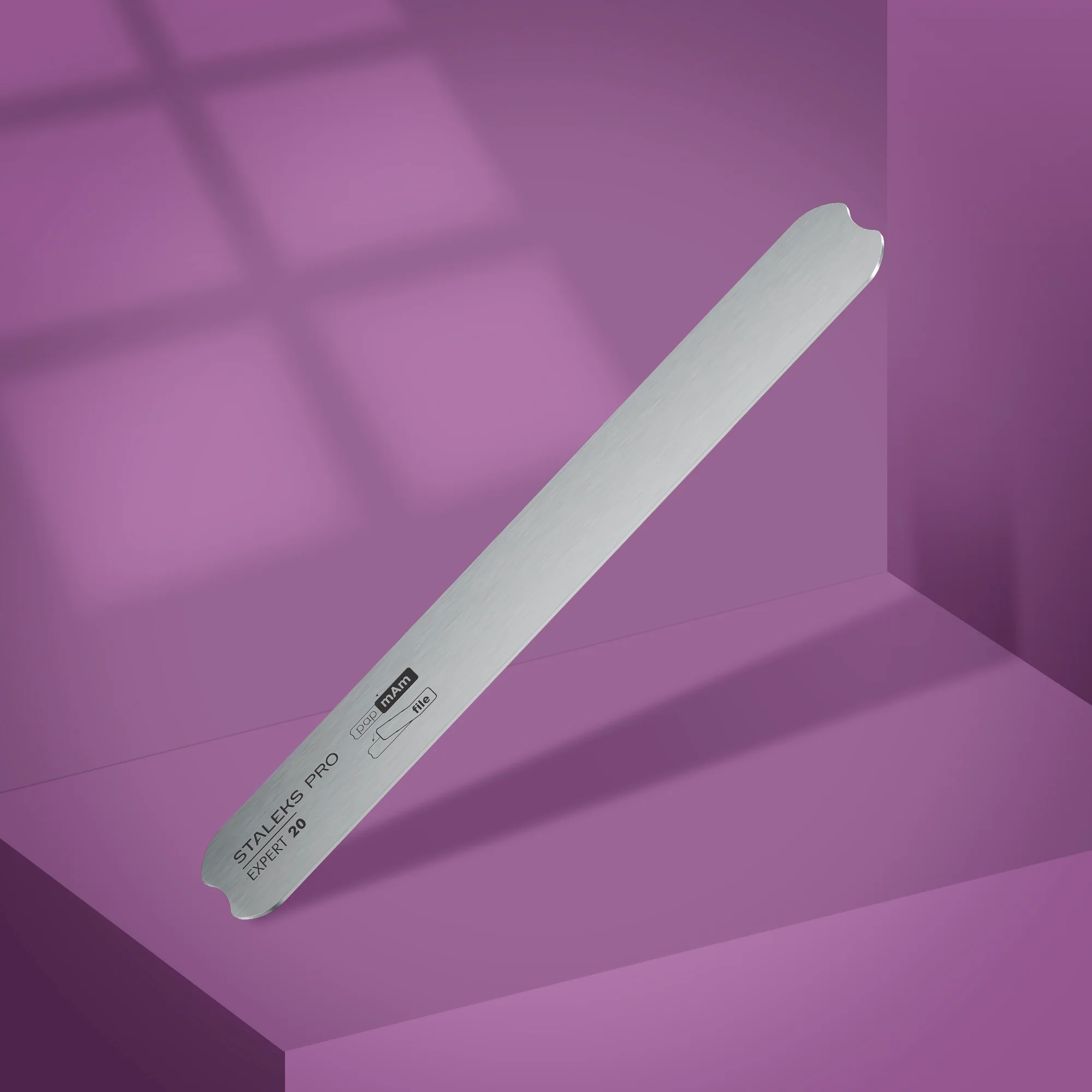 Straight Metal Nail File Base EXPERT 20