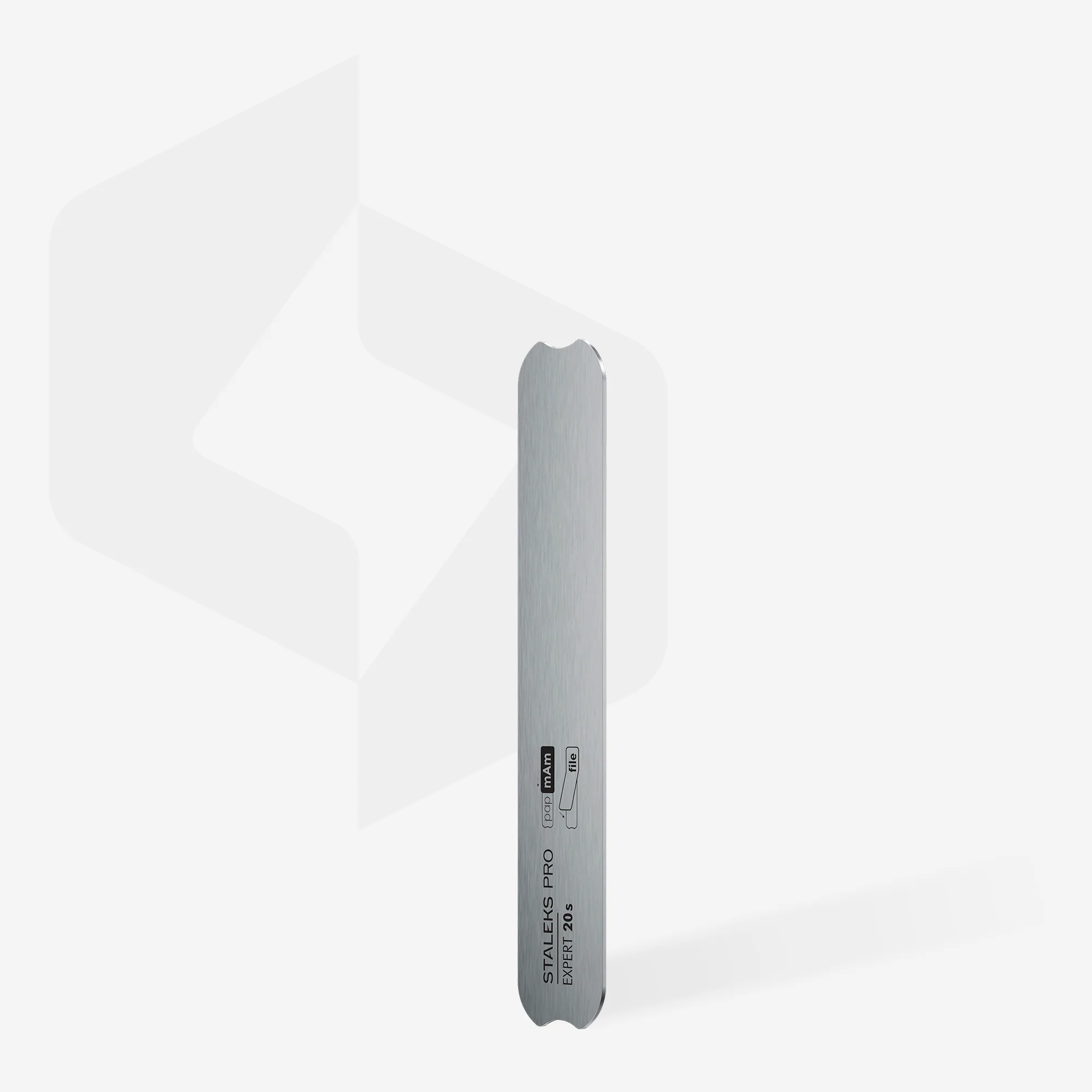 Straight Metal Nail File Base EXPERT 20s (130 mm) - Image 2