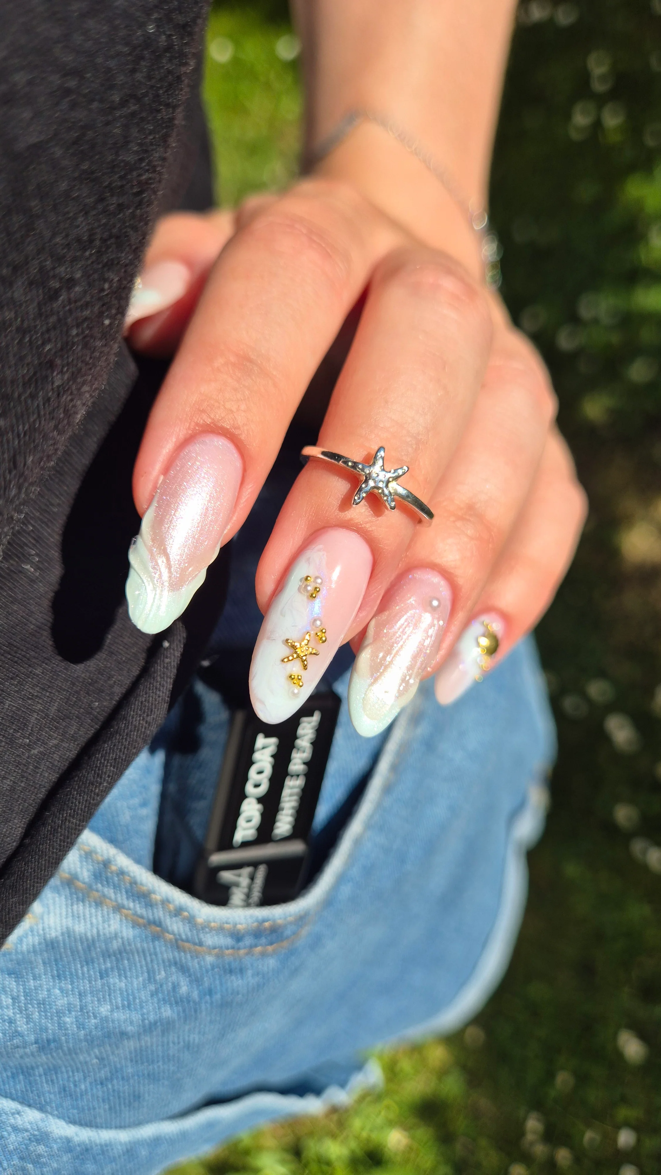 Top Coat White Pearl, 10 ml - Image 6