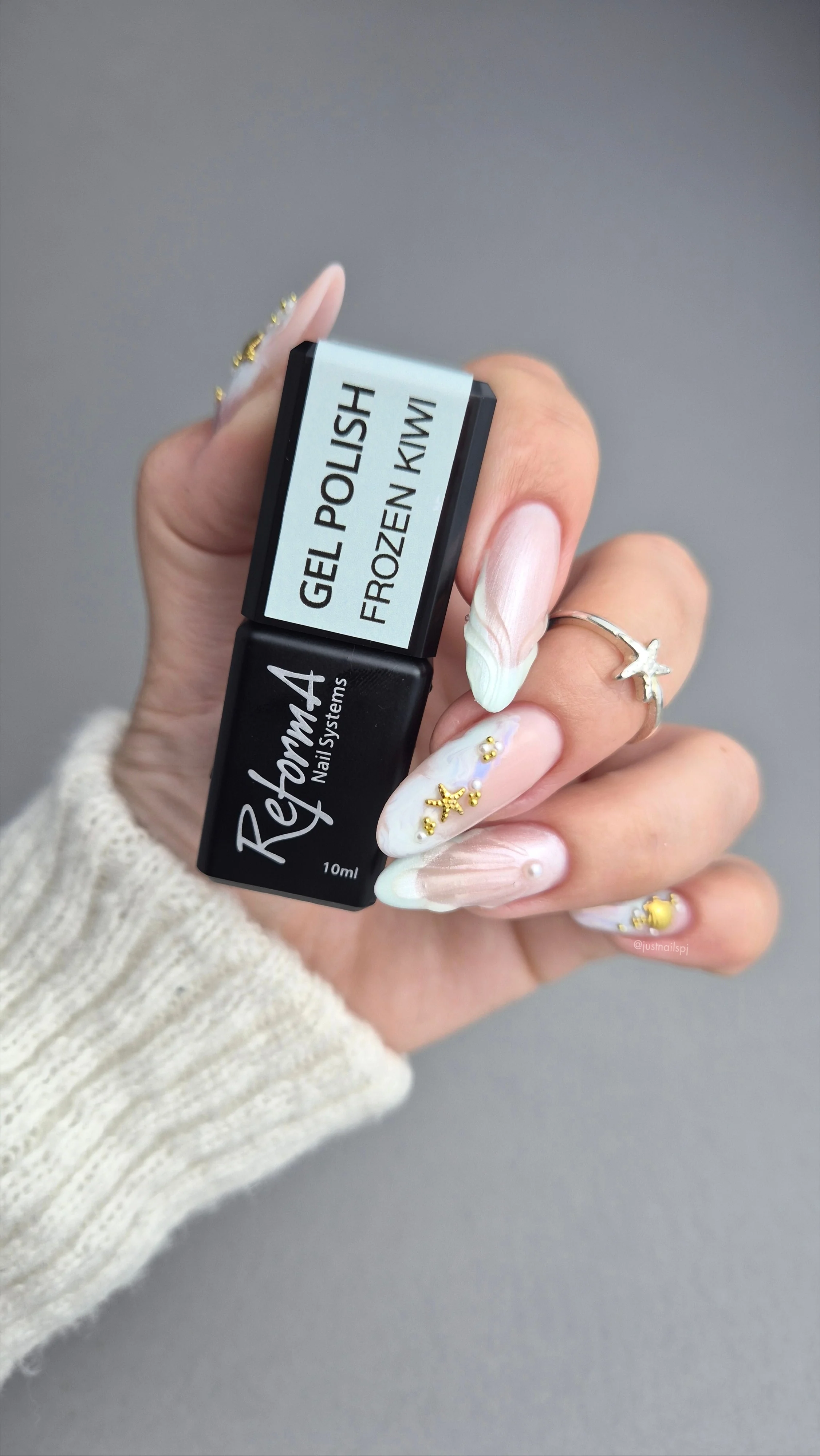 Top Coat White Pearl, 10 ml - Image 7